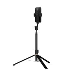 Selfie Stick - with detachable bluetooth remote control and tripod - P100 BLACK цена и информация | Моноподы для селфи («Selfie sticks») | 220.lv