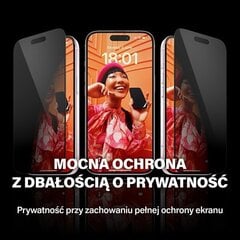PanzerGlass Ultra-Wide Fit iPhone 15 Pro 6.1" Privacy Screen Protection Easy Aligner Included P2810 цена и информация | Защитные пленки для телефонов | 220.lv