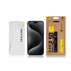 Tactical Glass Shield 2.5D for Apple iPhone 15 Pro Max Clear цена и информация | Защитные пленки для телефонов | 220.lv