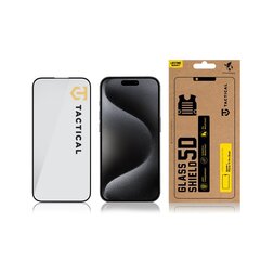 Tactical Glass Shield 5D for Apple iPhone 15 Pro Black цена и информация | Защитные пленки для телефонов | 220.lv