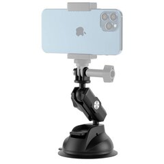 TELESIN Universal Suction Cup Holder with phone holder and action camera mounting TE-SUC-012 цена и информация | Аксессуары для видеокамер | 220.lv