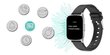 G. Rossi SW009 Silver/Black cena un informācija | Viedpulksteņi (smartwatch) | 220.lv