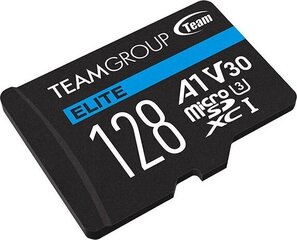 Team Group Elite 128 GB MicroSDXC UHS-I цена и информация | Карты памяти для фотоаппаратов | 220.lv