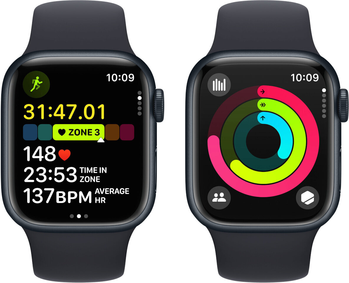 Apple Watch Series 9 GPS 41mm cena un informācija | Viedpulksteņi (smartwatch) | 220.lv