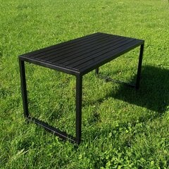 Melns dārza galds Tavolo. цена и информация | Столы для сада | 220.lv