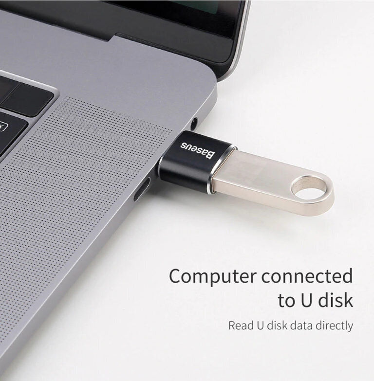 Baseus adapteris OTG USB-A Type-C cena un informācija | Adapteri un USB centrmezgli | 220.lv