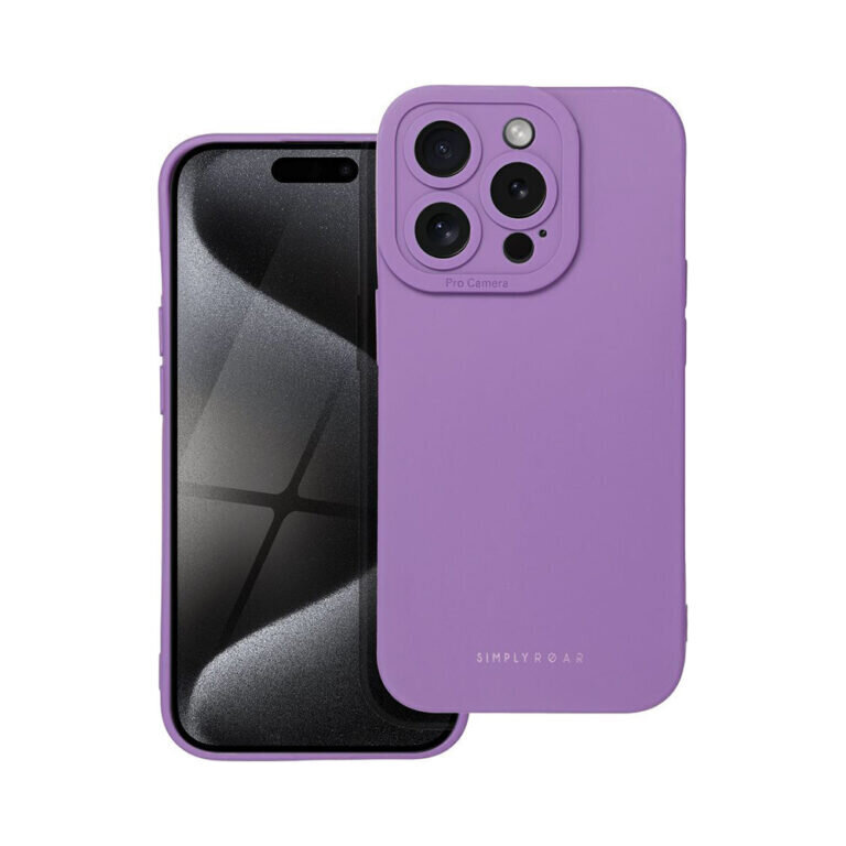 Roar Luna apvalks priekš iPhone 15 Pro (6,1″) Violets цена и информация | Telefonu vāciņi, maciņi | 220.lv