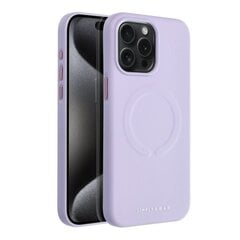 Кожаный чехол Roar Mag для iPhone 15 Pro (6,1″) - Фиолетовый цена и информация | Чехлы для телефонов | 220.lv