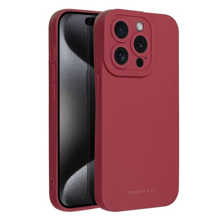 Roar Luna apvalks priekš iPhone 15 Pro Max (6,7″) Sarkans cena un informācija | Telefonu vāciņi, maciņi | 220.lv