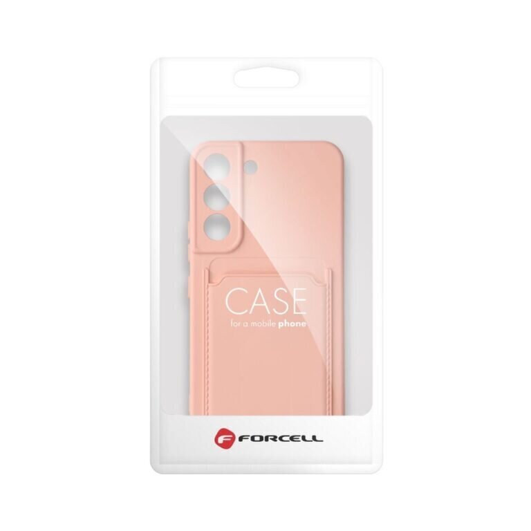 Forcell CARD apvalks priekš Samsung Galaxy A54 5G (6,4″) Rozā cena un informācija | Telefonu vāciņi, maciņi | 220.lv
