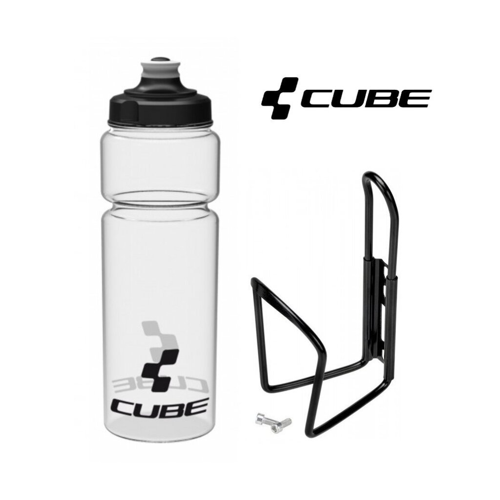 Pudele ar turētāju Cube Icon, 750 ml cena un informācija | Velo pudeles un pudeļu turētāji | 220.lv