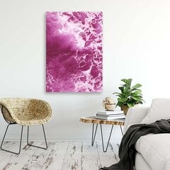 Glezniecība uz audekla, Rozā viļņi cena un informācija | Gleznas | 220.lv