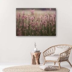 Glezniecība uz audekla, Rozā lauka ziedi цена и информация | Картины | 220.lv