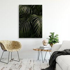Glezniecība uz audekla, Zaļās palmu lapas цена и информация | Картины | 220.lv