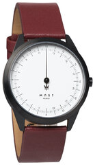 Мужчина Кварц 24-часовые часы с одной стрелкой MAST Milano A24-BK402M.WH.16I - цена и информация | Мужские часы | 220.lv