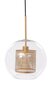 Piekaramā lampa GRID L ŚR.30 cm STEEL BRASS GLASS цена и информация | Piekaramās lampas | 220.lv