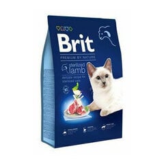 Brit Dry Premium Sterilized sterilizētiem kaķiem, ar jēra gaļu, 1,5 kg cena un informācija | Sausā barība kaķiem | 220.lv