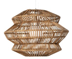 Lampa KANOBO ŚR68X32 ECORATTAN NATURAL cena un informācija | Lustras | 220.lv