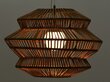 Lampa KANOBO ŚR68X32 ECORATTAN NATURAL цена и информация | Lustras | 220.lv