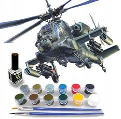 Līmēšanas modeļa komplekts Mistercraft AH-64A Strike Apache цена и информация | Конструкторы и кубики | 220.lv