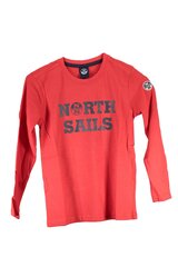 T-krekls bērniem North Sails, sarkans cena un informācija | Zēnu krekli | 220.lv