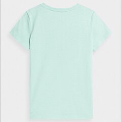 T-krekls meitenēm 4F, zaļš cena un informācija | Krekli, bodiji, blūzes meitenēm | 220.lv
