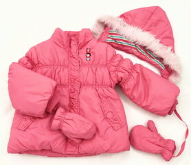 Ziemas jaka Mariquita, rozā cena un informācija | Ziemas apģērbs bērniem | 220.lv