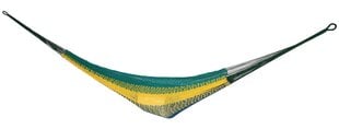 LAYING HAMMOCK ALICANTE 200X100CM BLUE GREEN YELLOW цена и информация | Гамаки | 220.lv