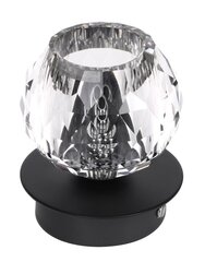 Piekaramā lampa PRISM 14X14X12 cm, tērauds, melns, kristāls цена и информация | Потолочные светильники | 220.lv