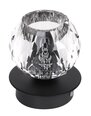 Piekaramā lampa PRISM 14X14X12 cm, tērauds, melns, kristāls