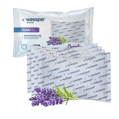 Wessper Humifill Lavender 250г - вставка-поглотитель влаги 4 шт. цена и информация | Осушители воздуха, влагопоглотители | 220.lv