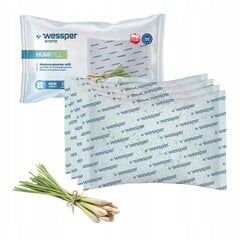 Wessper Humifill Lemongrass r 250г - вставка-поглотитель влаги 4 шт. цена и информация | Осушители воздуха, влагопоглотители | 220.lv