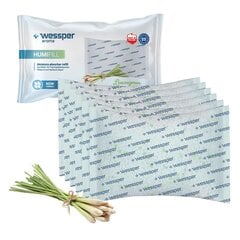 Wessper Humifill Lemongrass r 250г - вставка-поглотитель влаги 6 шт. цена и информация | Осушители воздуха, влагопоглотители | 220.lv