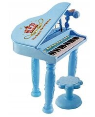 Klavieres ar mikrofonu un krēslu Belsi, zils cena un informācija | Rotaļlietas zēniem | 220.lv