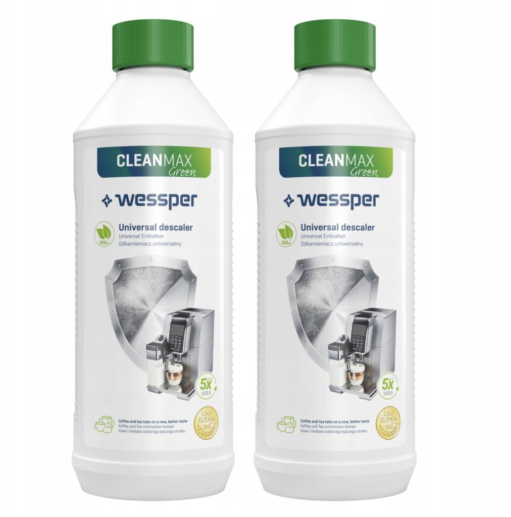 Wessper CleanMax, 2x500 ml cena un informācija | Kafijas automātu piederumi | 220.lv