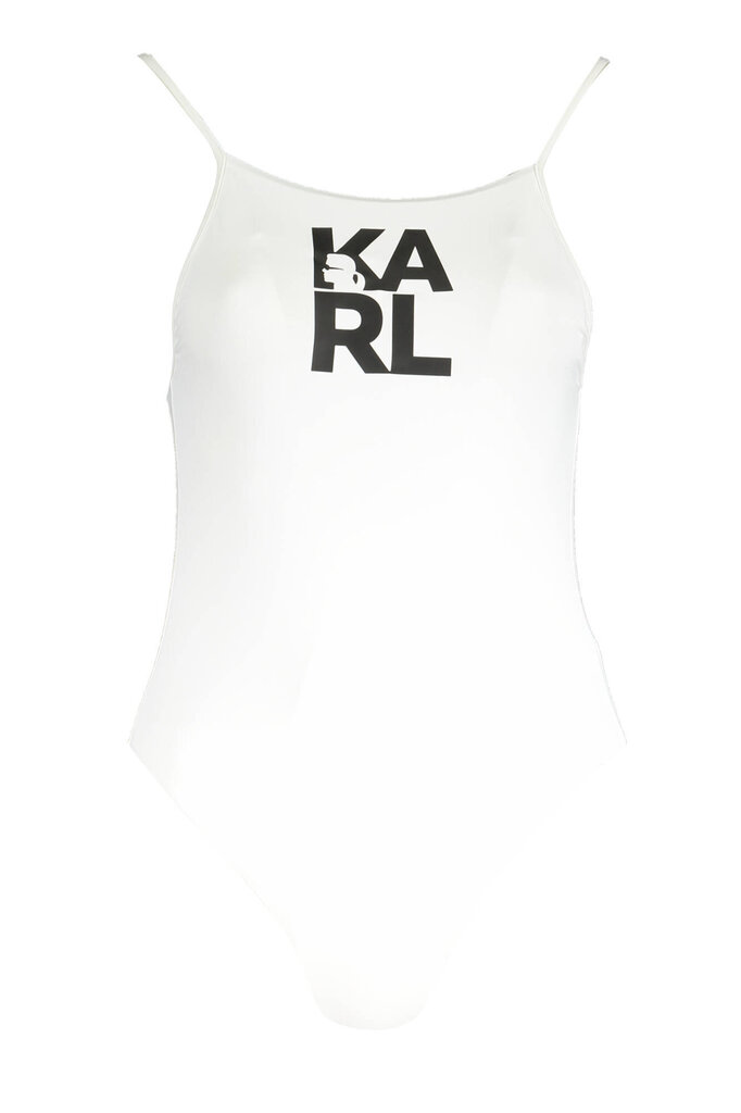 Peldkostīms sievietēm Karl Lagerfeld Beachwear KL22WOP01, balts cena un informācija | Peldkostīmi | 220.lv