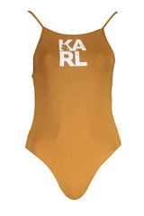 Peldkostīms sievietēm Karl Lagerfeld Beachwear KL22WOP01, brūns cena un informācija | Peldkostīmi | 220.lv