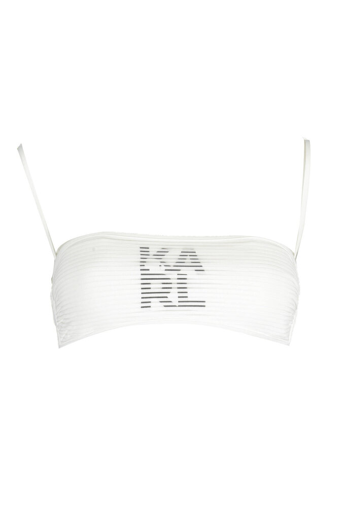 Peldkostīma augšdaļa sievietēm Karl Lagerfeld Beachwear KL22WTP17, balta цена и информация | Peldkostīmi | 220.lv