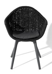 Krēsls Miloo Home Bati, melns cena un informācija | Virtuves un ēdamistabas krēsli | 220.lv