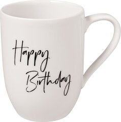 Набор кружек Villeroy & Boch Statement Happy Birthday, 2 шт., 280 мл цена и информация | Стаканы, фужеры, кувшины | 220.lv