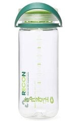 HydraPak Recon 500ml - Clear/ Evergreen & Lime цена и информация | Бутылки для воды | 220.lv