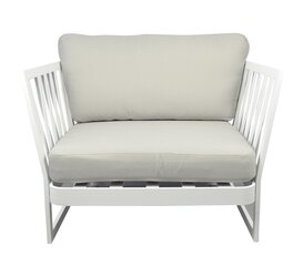 Кресло Sue, белый/бежевый цвет цена и информация | Садовые стулья, кресла, пуфы | 220.lv