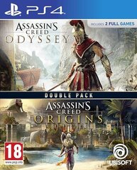 Assassin's Creed Origins + Odyssey Double Pack cena un informācija | Datorspēles | 220.lv