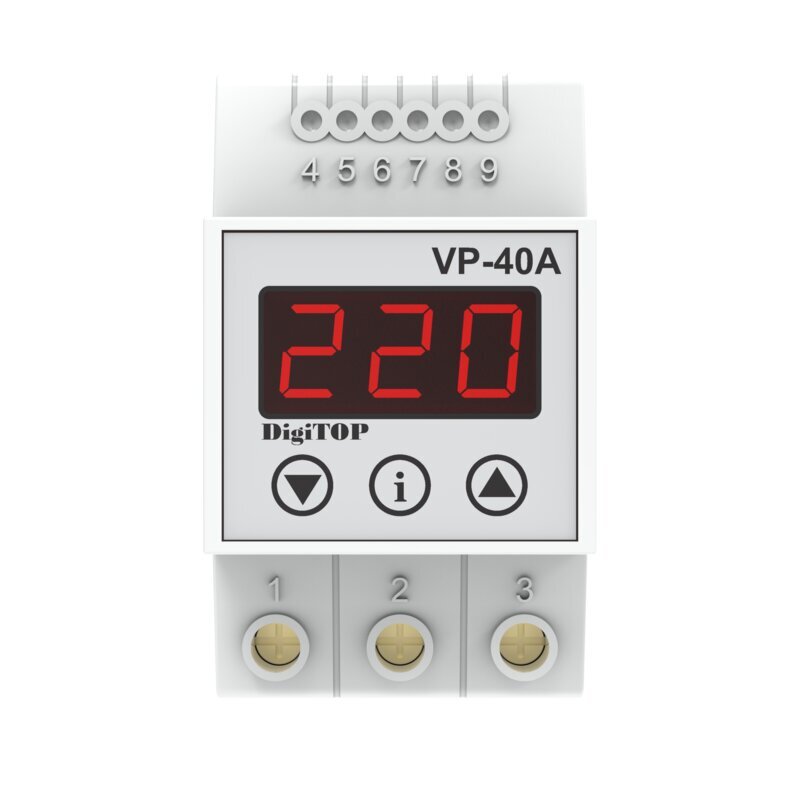 Sprieguma relejs DigiTOP VP-40A cena un informācija | Elektrības slēdži, rozetes | 220.lv