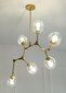 Piekaramā lampa TWIG L 160X46 cm, stikls, alumīnija, tērauds, zeltaina, caurspīdīgs plafons цена и информация | Piekaramās lampas | 220.lv