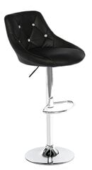 Барный стул Omega, черный цвет цена и информация | Стулья для кухни и столовой | 220.lv