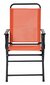 Oranžs saliekams dārza/balkona krēsls cena un informācija | Dārza krēsli | 220.lv