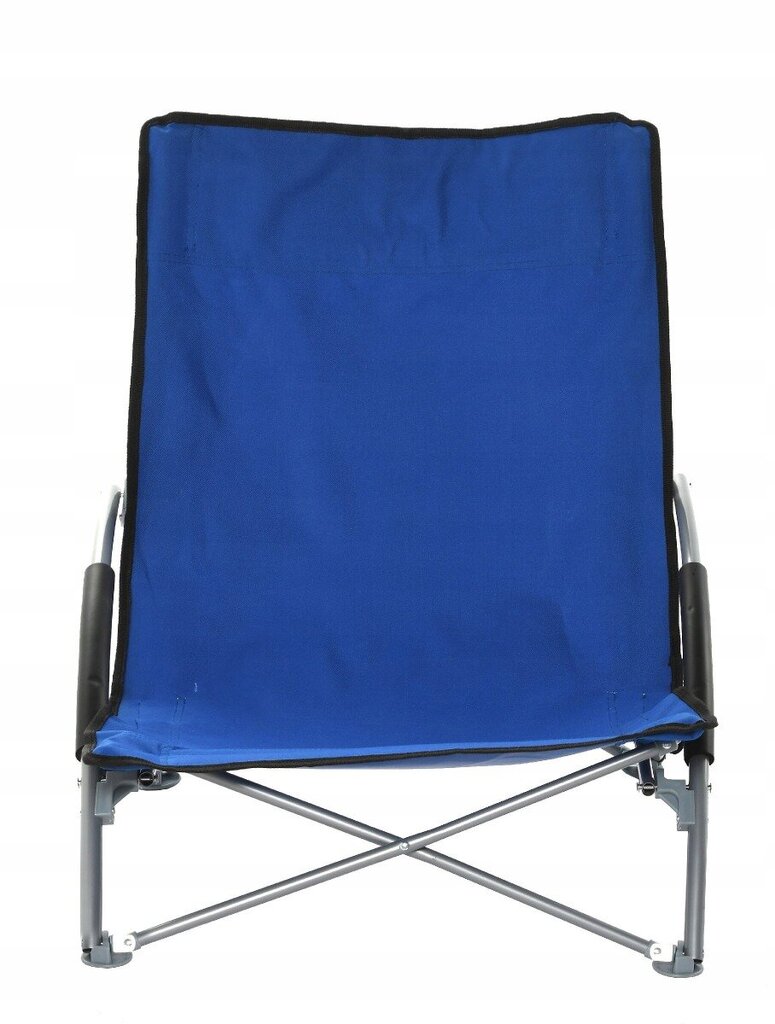 Saliekams, zils, tūristu pludmales krēsls цена и информация | Dārza krēsli | 220.lv