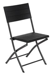 Saliekamais krēsls, koka, 55x45x80,5cm cena un informācija | Dārza krēsli | 220.lv