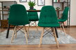 Krēsls Dumo, zaļš cena un informācija | Virtuves un ēdamistabas krēsli | 220.lv